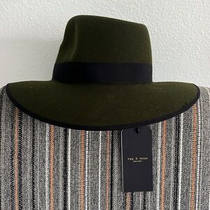 Rag & Bone Zoe Fedora in Army Green NWT - SOLD OUT ONLINE